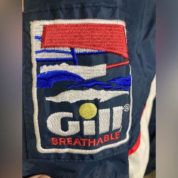 VTG Gill Waterproof Sailing Jacket Men's Size Large - Picture 3 of 4
